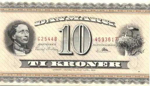10 krone seddel 1936 10 krone seddel 1936